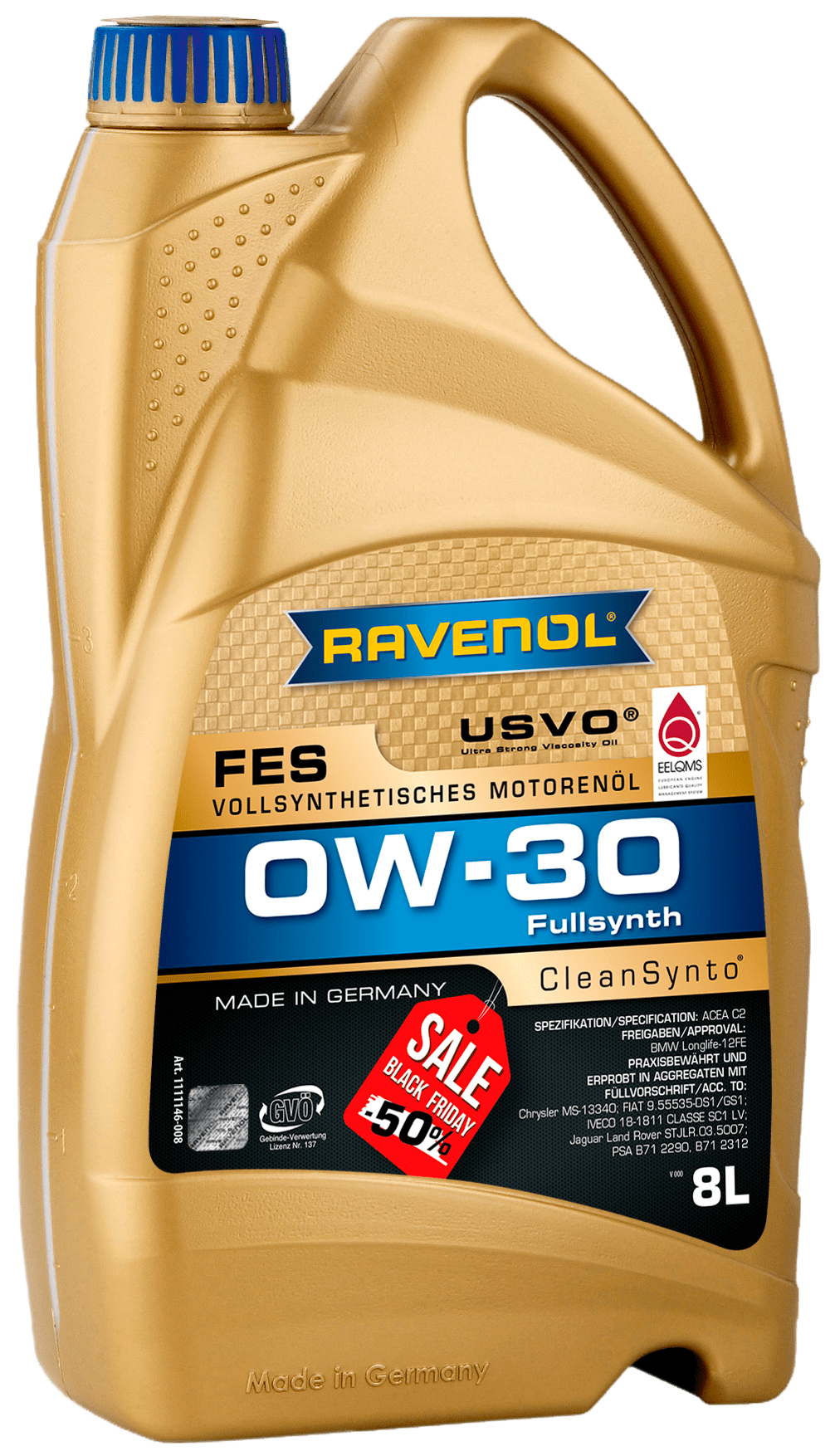 Моторное масло RAVENOL FES 0W-30