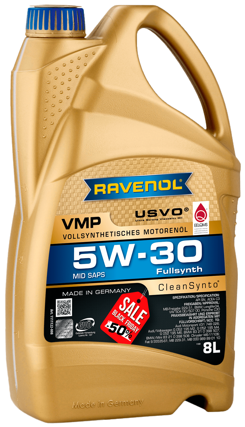 Моторное масло RAVENOL VMP 5W-30